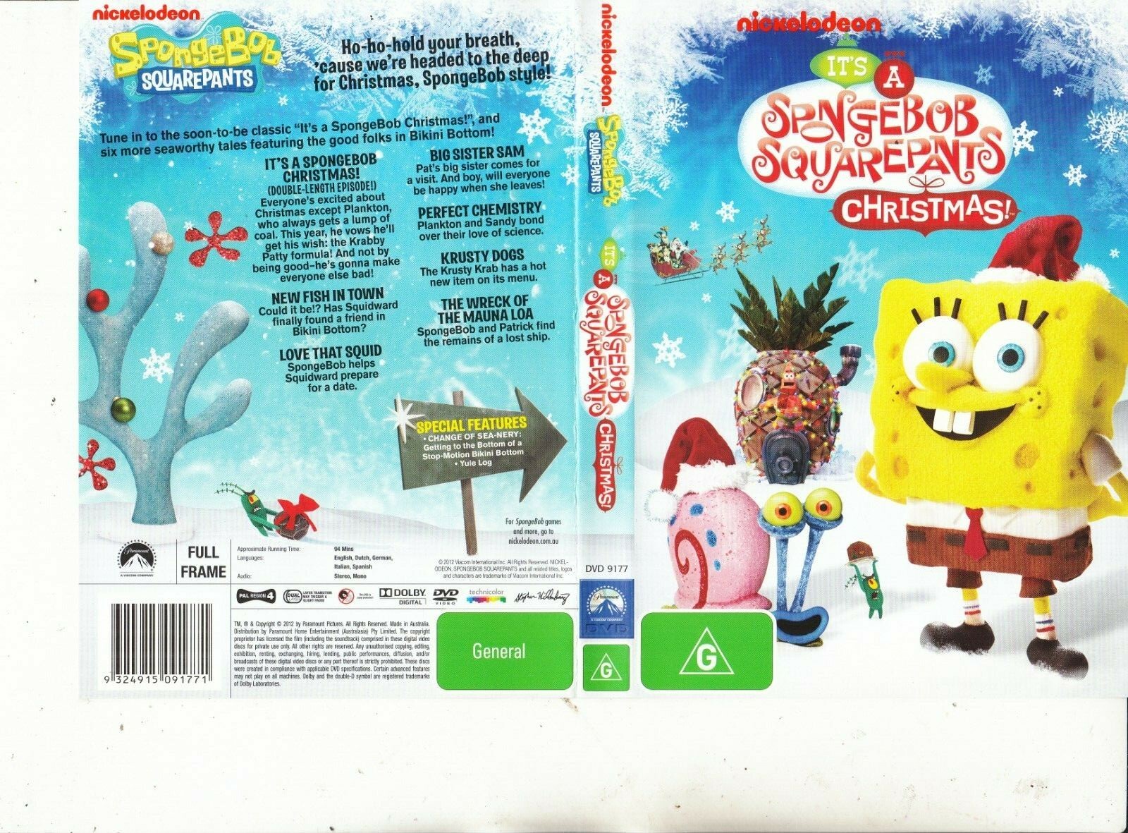 (未使用･未開封品)　Spongebob Squarepants: It&#39;s a Spongebob Christmas [DVD] [Import] p1m72rm Spongebob Squarepants: It's a Spongebob Christmas (DVD