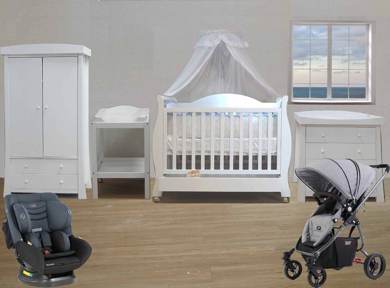 baby cot change table