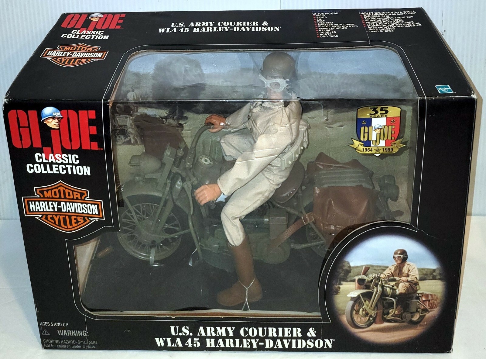 ミリタリー G.I. Joe U.S. ArmyCourier&WLA45 GI JOE U.S. Army Courier & WLA 45 Harley-Davidson Classic