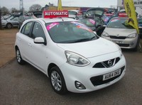 2014 Nissan Micra Automatic 1.2 Acenta Hatchback 5dr Petrol CVT Petrol