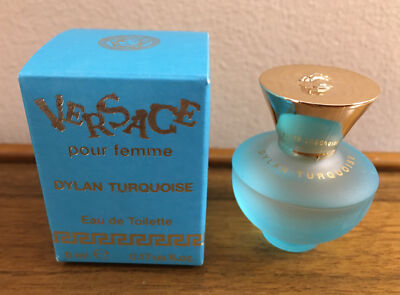 VERSACE Dylan Turquoise Womens Perfume EDT Splash 0.17 oz / 5mL BNIB