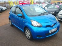 2009 Toyota Aygo AUTOMATIC 1.0 VVT-i Blue Hatchback 5dr Petrol MultiMode Euro 4