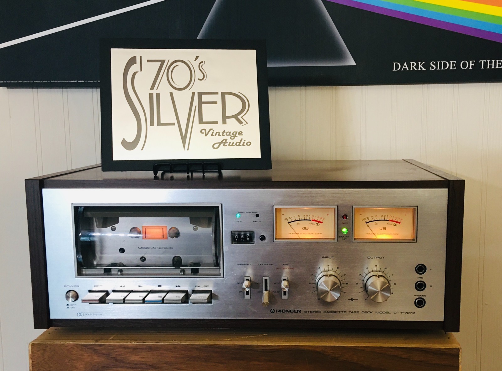 ★PIONEER STEREO CASSETTE DECK CT-7 【品２】 Pioneer CT-7 Stereo Cassette Deck Used Large VU Meters
