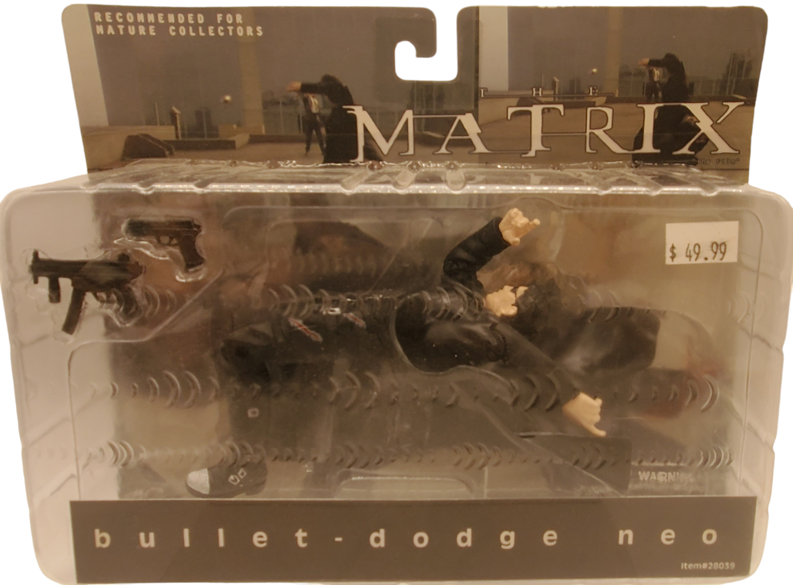 マトリックス　bullet dodge neo フィギュア The Matrix Bullet Dodge Neo Mr.Anderson Figure Keanu Reeves