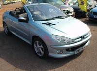 2004 Peugeot 206 1.6 ALLURE S COUPE HARD TOP CABRIOLET 2-Door Petrol