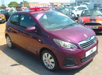 2015 Peugeot 108 1.0 Active Hatchback 5dr Petrol 2 Tronic Euro 6 (68 ps)