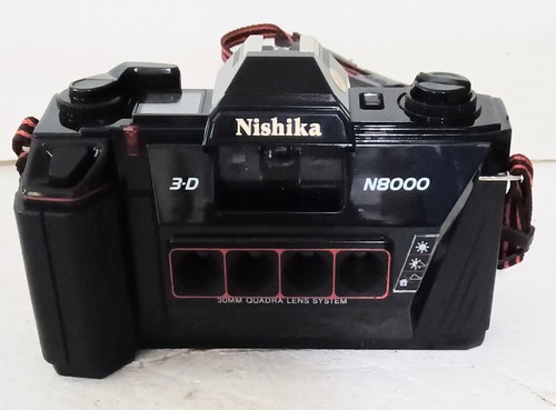 Nishika N8000 3D 30mm Quad Lens Camera Tested VGC | eBay