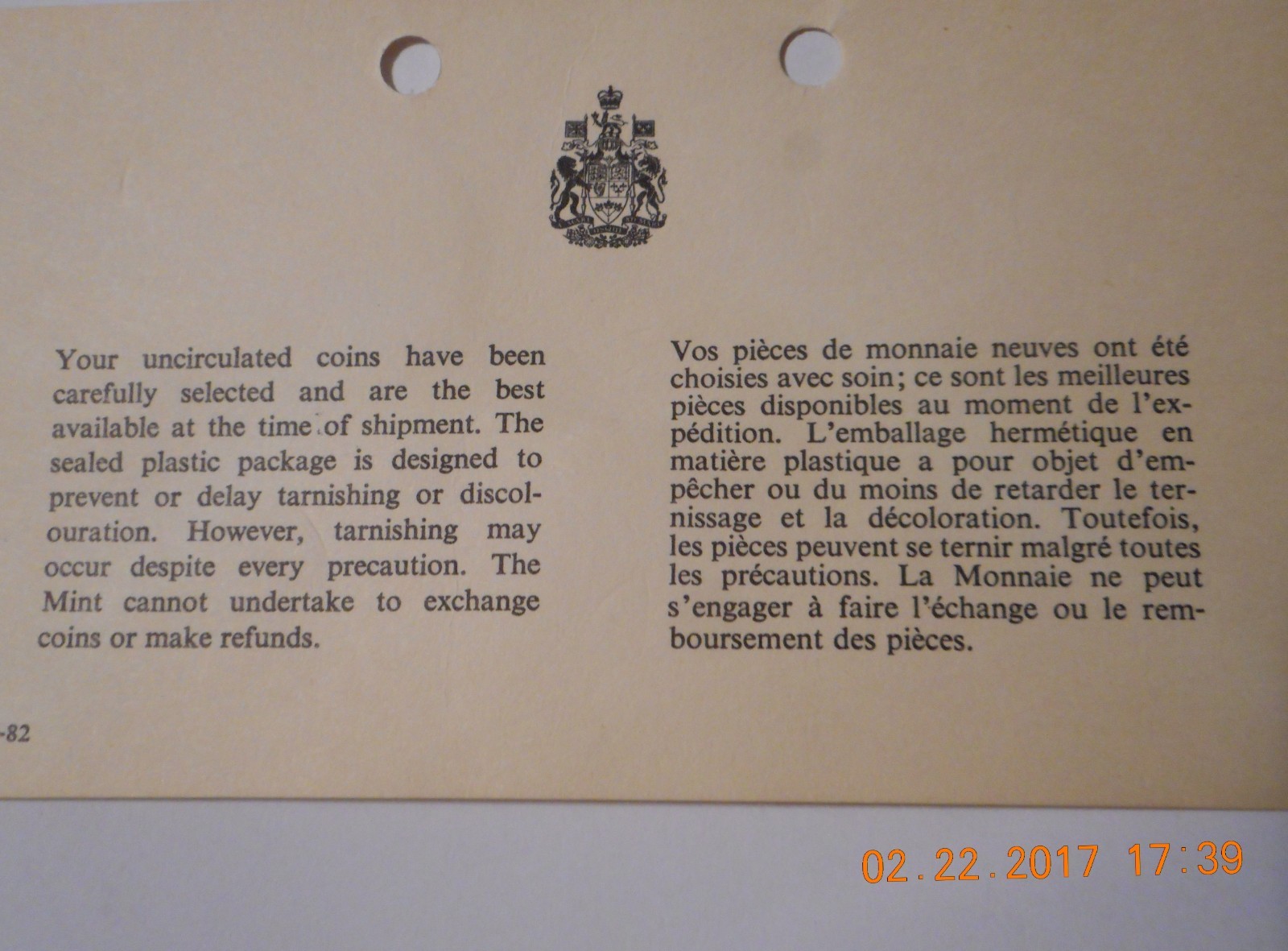 1968 ROYAL CANADIAN MINT UNCIRCULATED SET IN ORIGINAL ENVELOPE