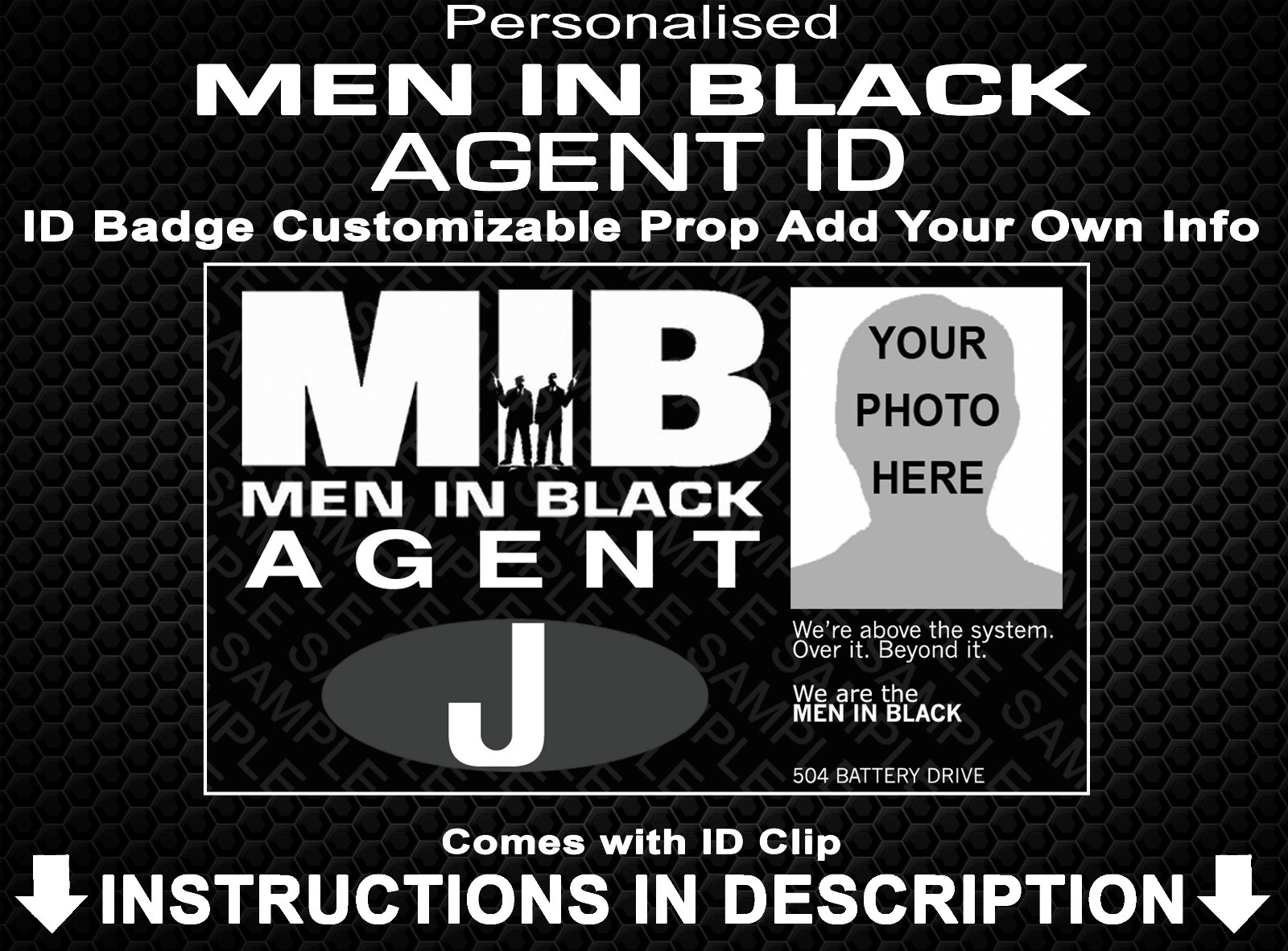 men-in-black-agent-badge-custom-personalized-fancy-dress-cosplay-halloween-ebay