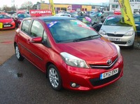 2012 Toyota Yaris Automatic 1.33 Dual VVT-i T Spirit Hatchback 5dr Petrol