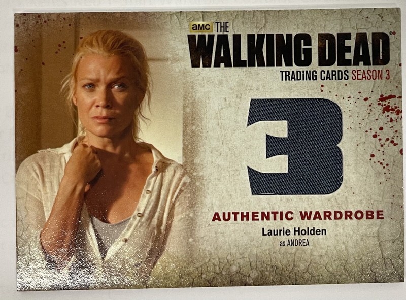WALKING DEAD Season 3 Cryptozoic : Laurie Holden ANDREA M41 Wardrobe