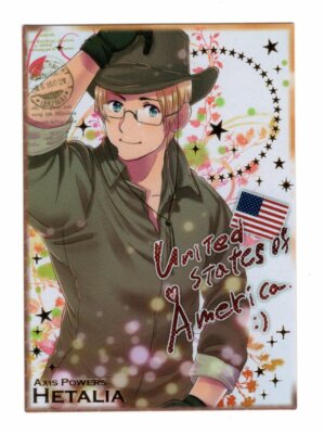 SP4 special trading card Hetalia Axis Powers anime gold foil USA United States 