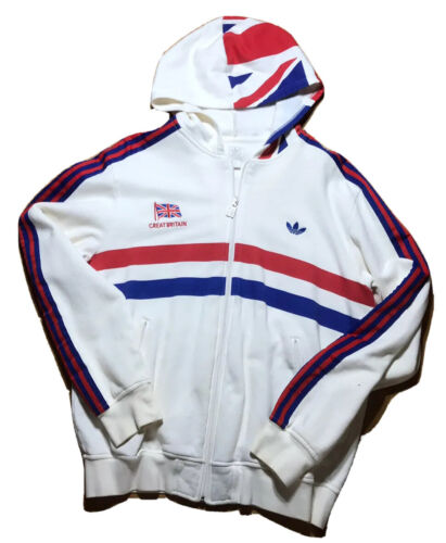 Adidas Great Britain Olympics Beijing 2008 Hoddie Jacket Adidas Great Britain Olympics Beijing 2008 Hoddie Jacket