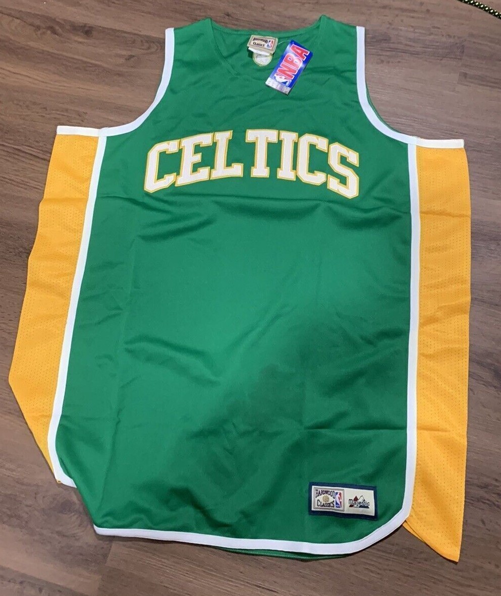 Boston Celtics Majestic Hardwood Classics Green/Yellow