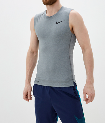 Nike Pro Men's Grey Sleeveless Training Tank Top (BV5600-084) Size 3XL - NWT