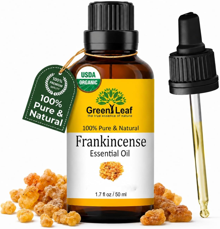 ORGANIC Frankincense Essential Oil 50Ml | USDA Certified | 100% Pure and Natural