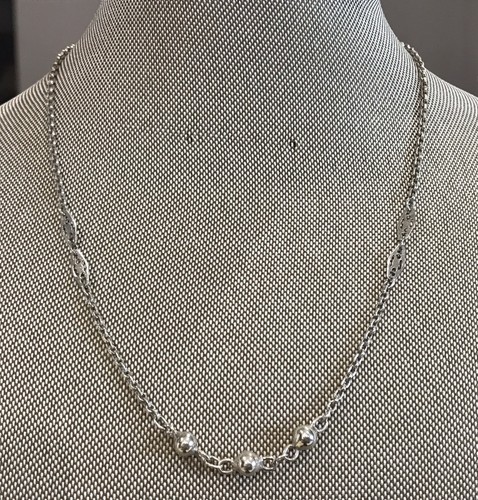 アクセサリー Vintage silver925 necklace Vintage Sterling Silver 925 Elegant Design Chain Necklace