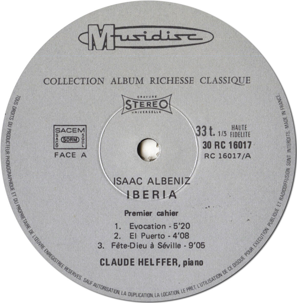 ALBENIZ/IBERIA <大型布装丁>SCHOTT Iberia Urtext Edition (Sheet Music) Schott (49008253) by Hal