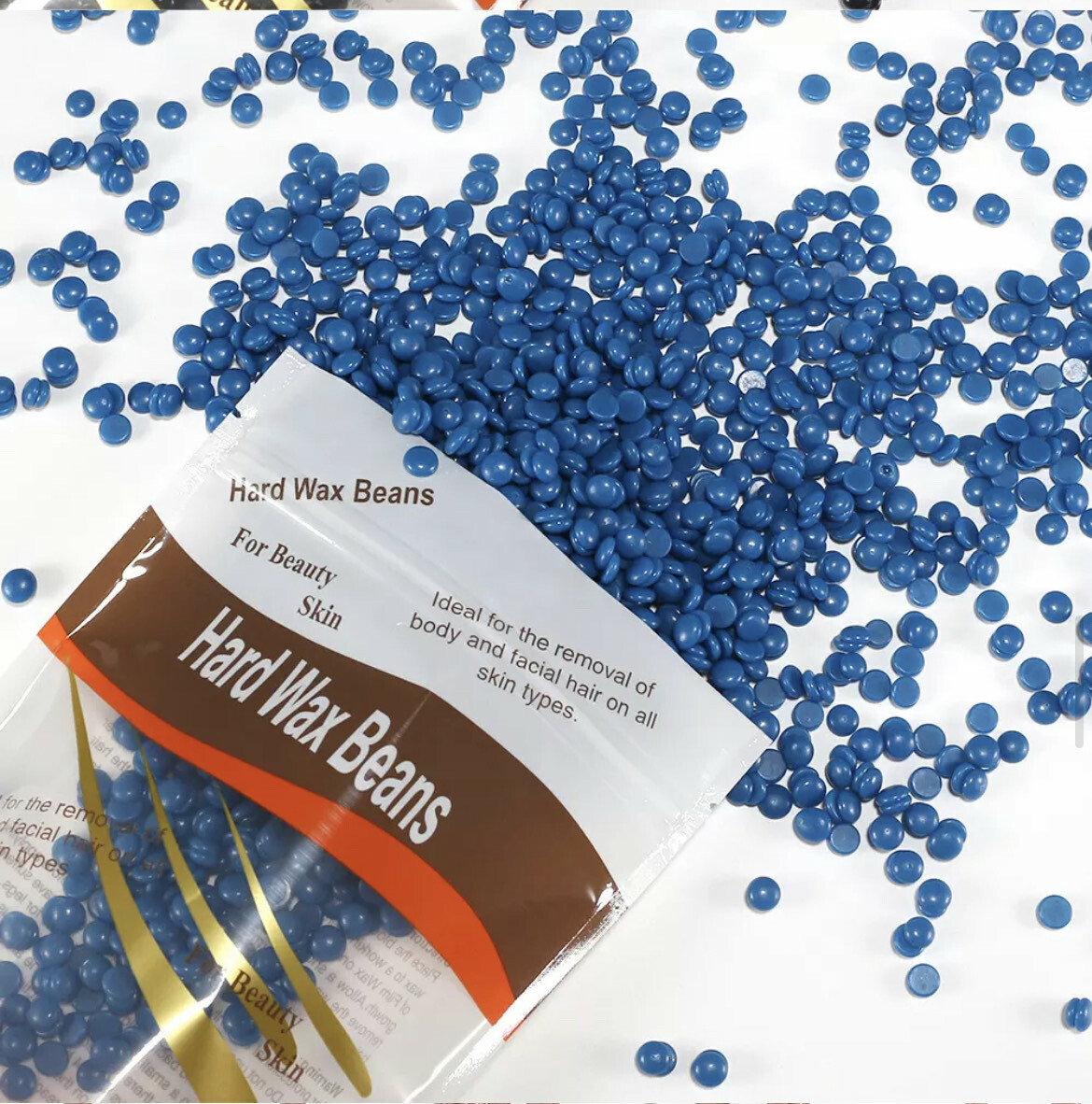 Hard Wax Beads Beans Waxing Depilatory Hair Removal Stripless 300G BAG FREE TOOL