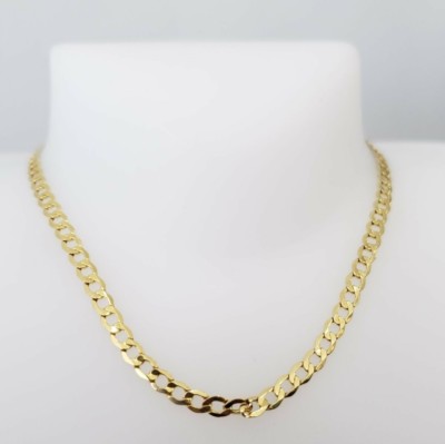 Pre-owned Miami Cuban Real 10k Mens 2.5mm Yellow Gold  Chain Necklace 20 Inch Unisex