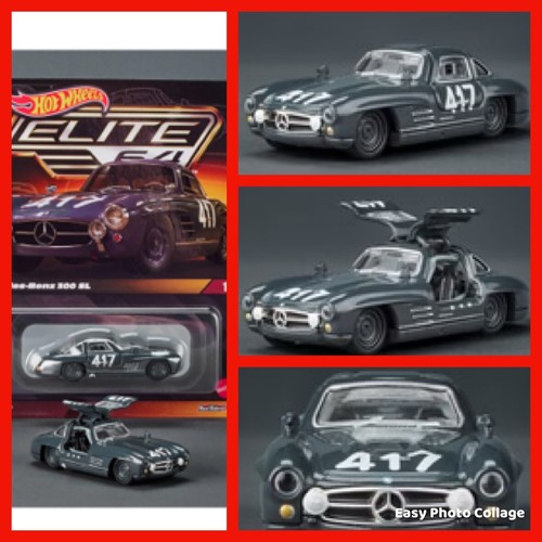 ミニカー Hot Wheels 1955 Mercedes-Benz 300 SL 🆕Elite⭐️64 Hotwheels Redline Club 1955 Mercedes-Benz 300