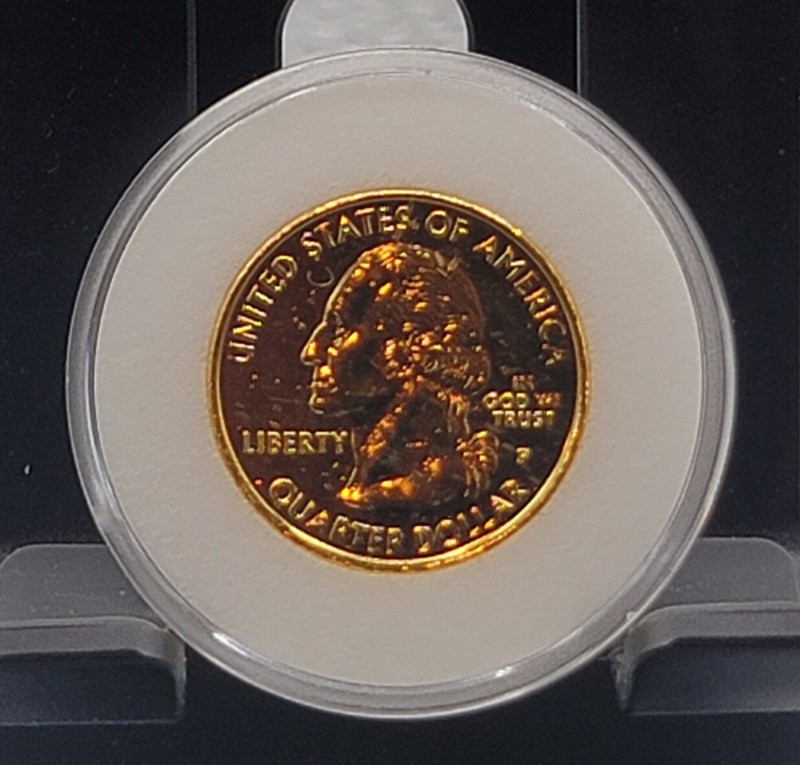 2000 US State Quarter Maryland 24kt. Gold Plated Edition! | eBay