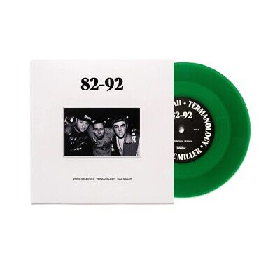 Mac Miller Statik Selektah Termanology 82-92 Green 7'' Vinyl Brand New Ships Fast