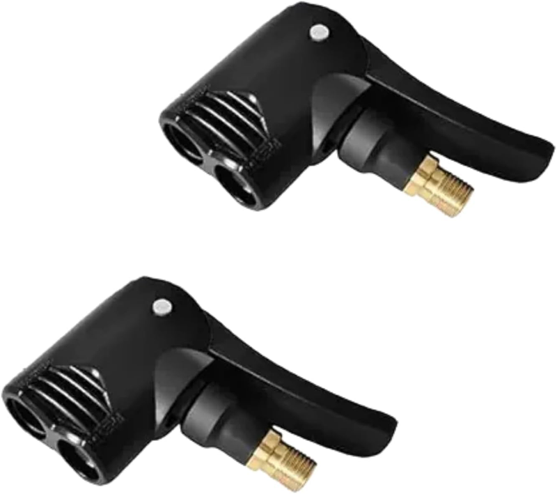 2Pcs Dual-Use Bike Valve Adapter - Presta Valve Pump Connector Head for Road/Mou