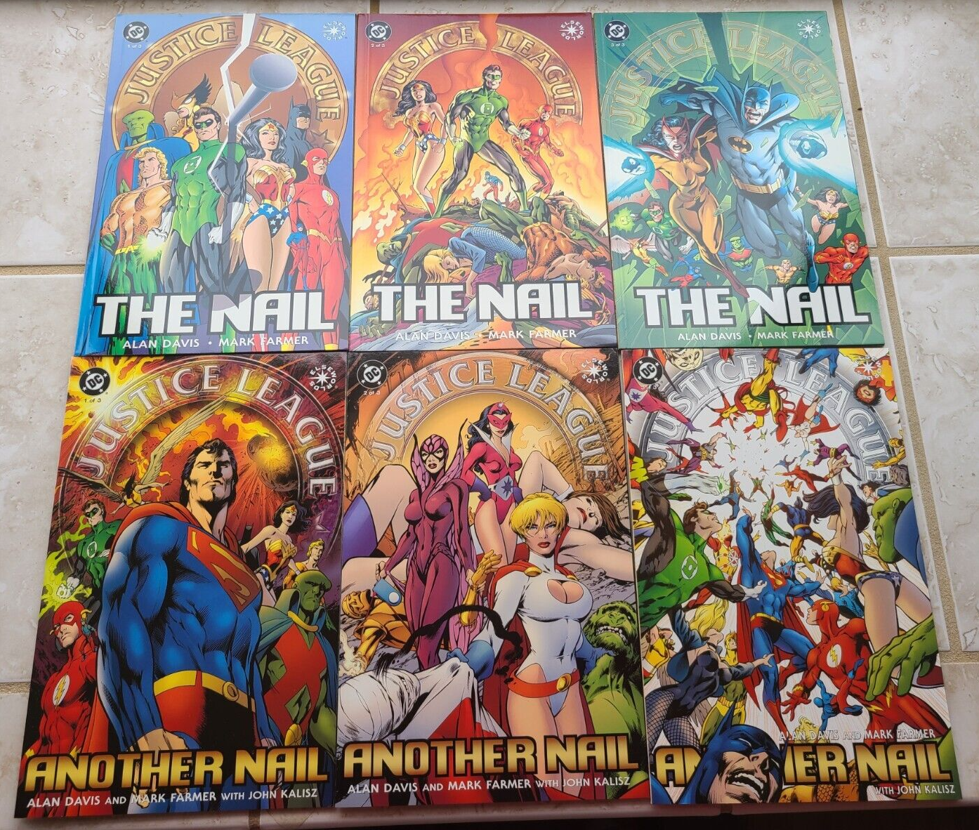 Justice League The Nail & Another Nail - Set Lot of 6