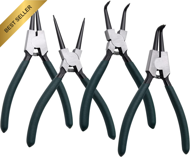 Snap Ring Pliers Set, 4Pcs 7