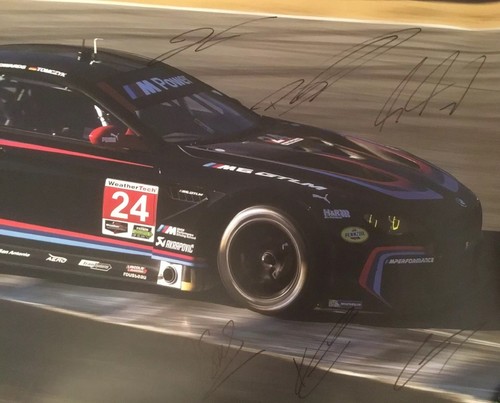 2017 BMW GTLM Das Neue Black Car #24 Poster IMSA 36”x24”
