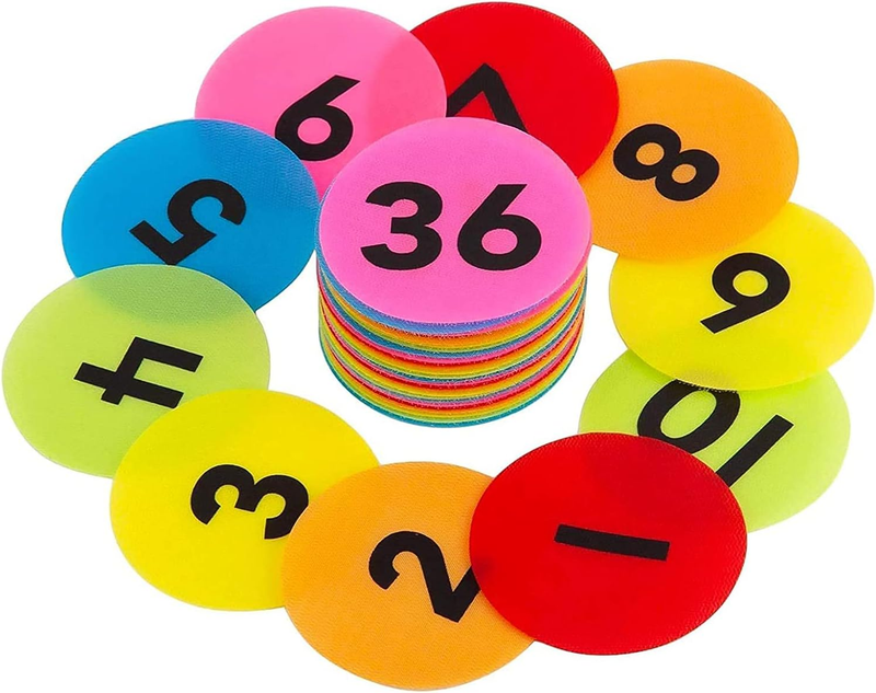 Nylon Carpet Markers Circles Marker Dots With Number