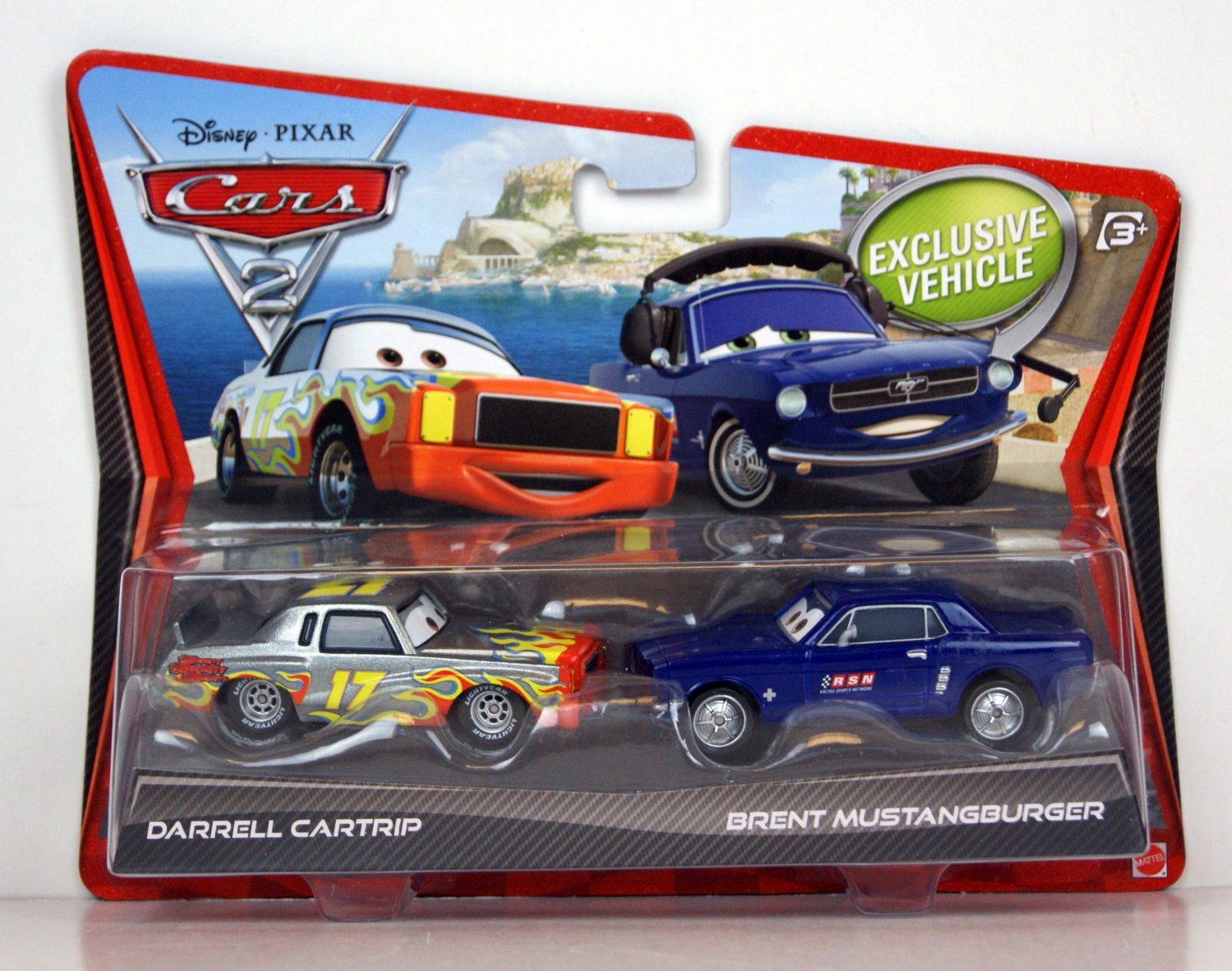 カーズ ダレル・カーチリップ & ブレント・マスタングバーガー DISNEY PIXAR CARS 2 DARRELL CARTRIP & BRENT MUSTANG BURGER 2