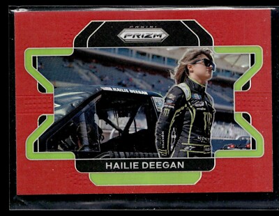 2022 Panini Prizm Racing #91 Hailie Deegan red