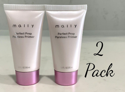 MALLY Perfect Prep Poreless Primer - 1oz/30mL Each - NEW - Pack of 2