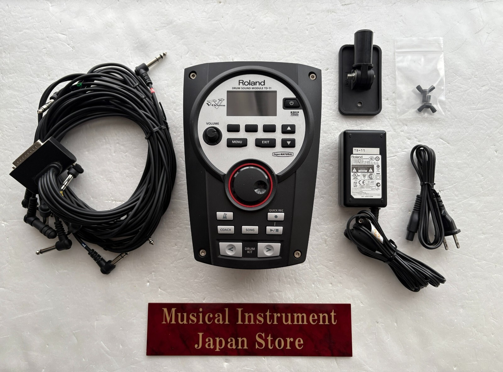 Roland TD-11 Electronic Drum Sound Module V-Drum with Power
