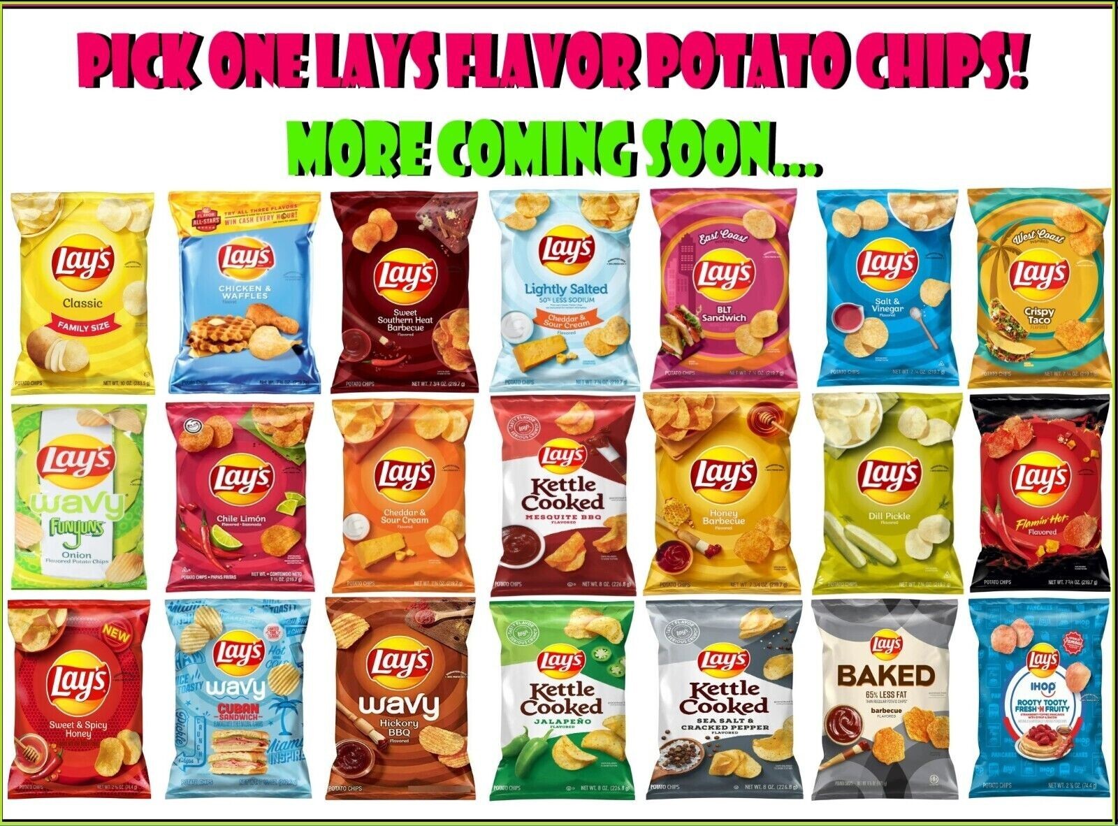 limited edition lays potato chips