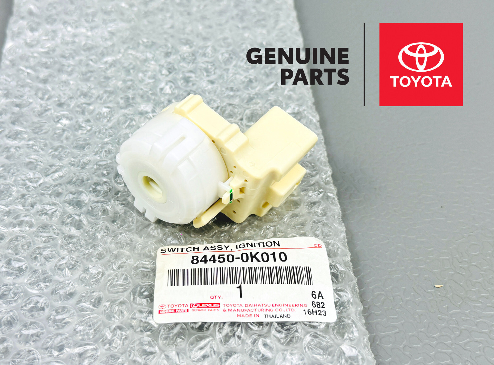 INIシリアル6枚 84450-0K010 SWITCH ASSY, IGNITION OR STARTER TOYOTA HILUX