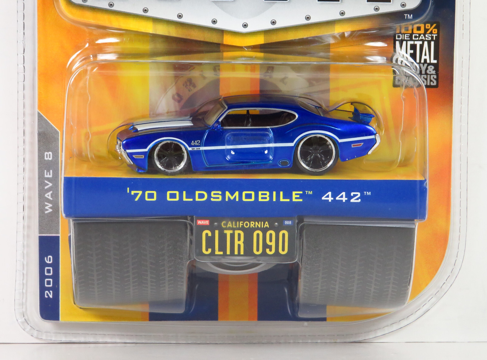 ミニカー BIGTIME MUSCLE 1970 Oldsmobile 442 1/24 Jada Dub City Wave 8 Bigtime Muscle 1970 Oldsmobile 442 090