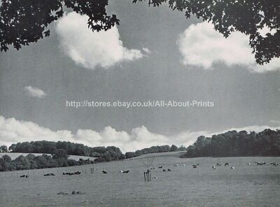 An English Farm Vintage Print Old Picture 1941 IHLE#06