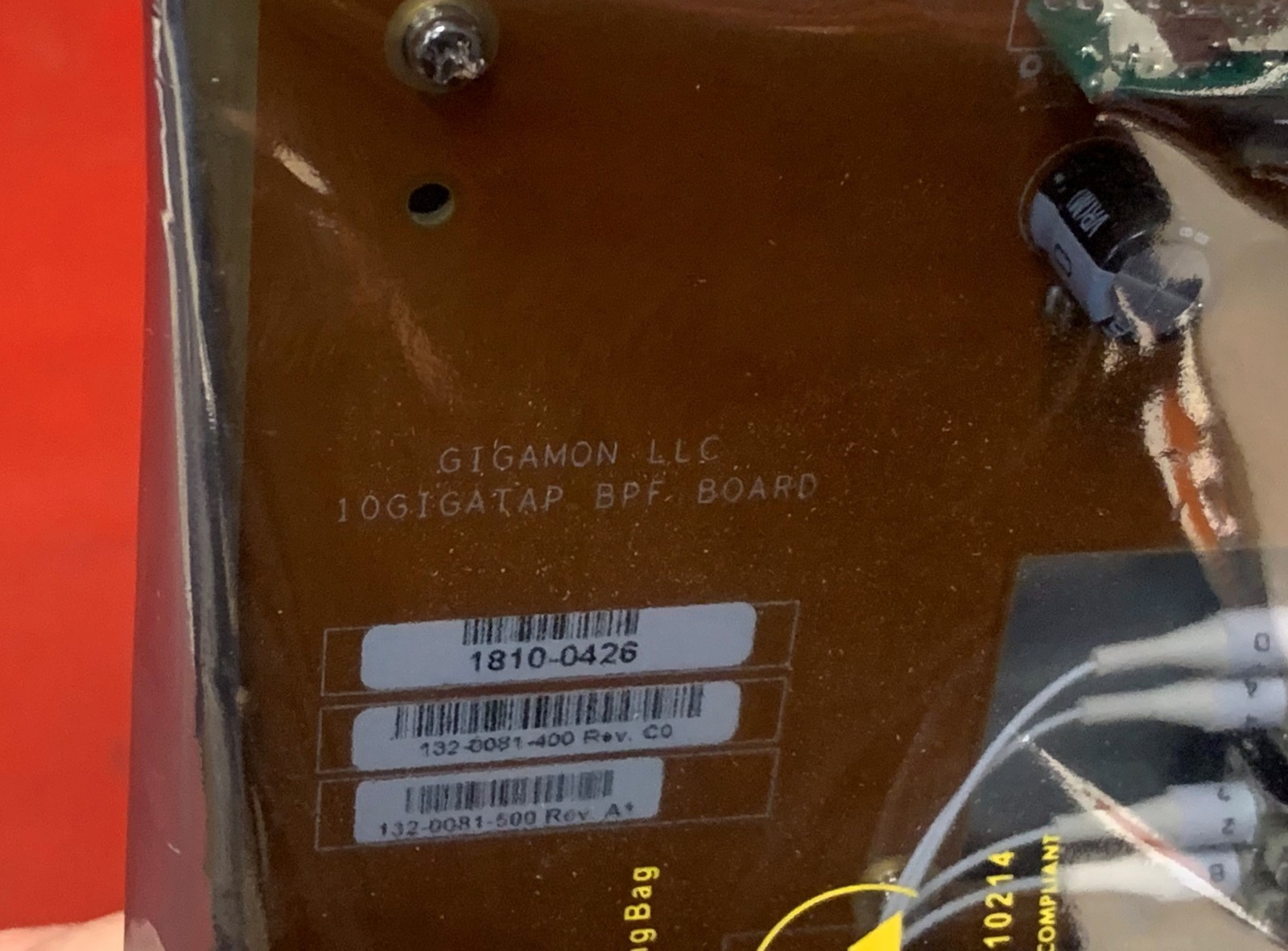 NEW SEALED/NO BOX Gigamon 10GIGATAP BPF BOARD 10GigaBPS-2SR Inline Bypass Module