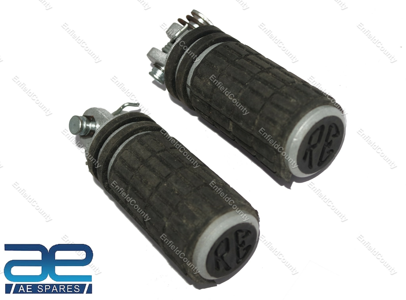 Pair Rear Footrest Assembly RH & LH For Royal Enfield Thunderbird 350 500 