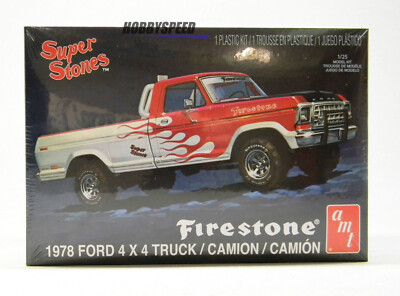 AMT 78 FORD FIRESTONE 4X4 PICKUP PLASTIC MODEL KIT 1:25 SCALE skill 2 AMT858 NEW