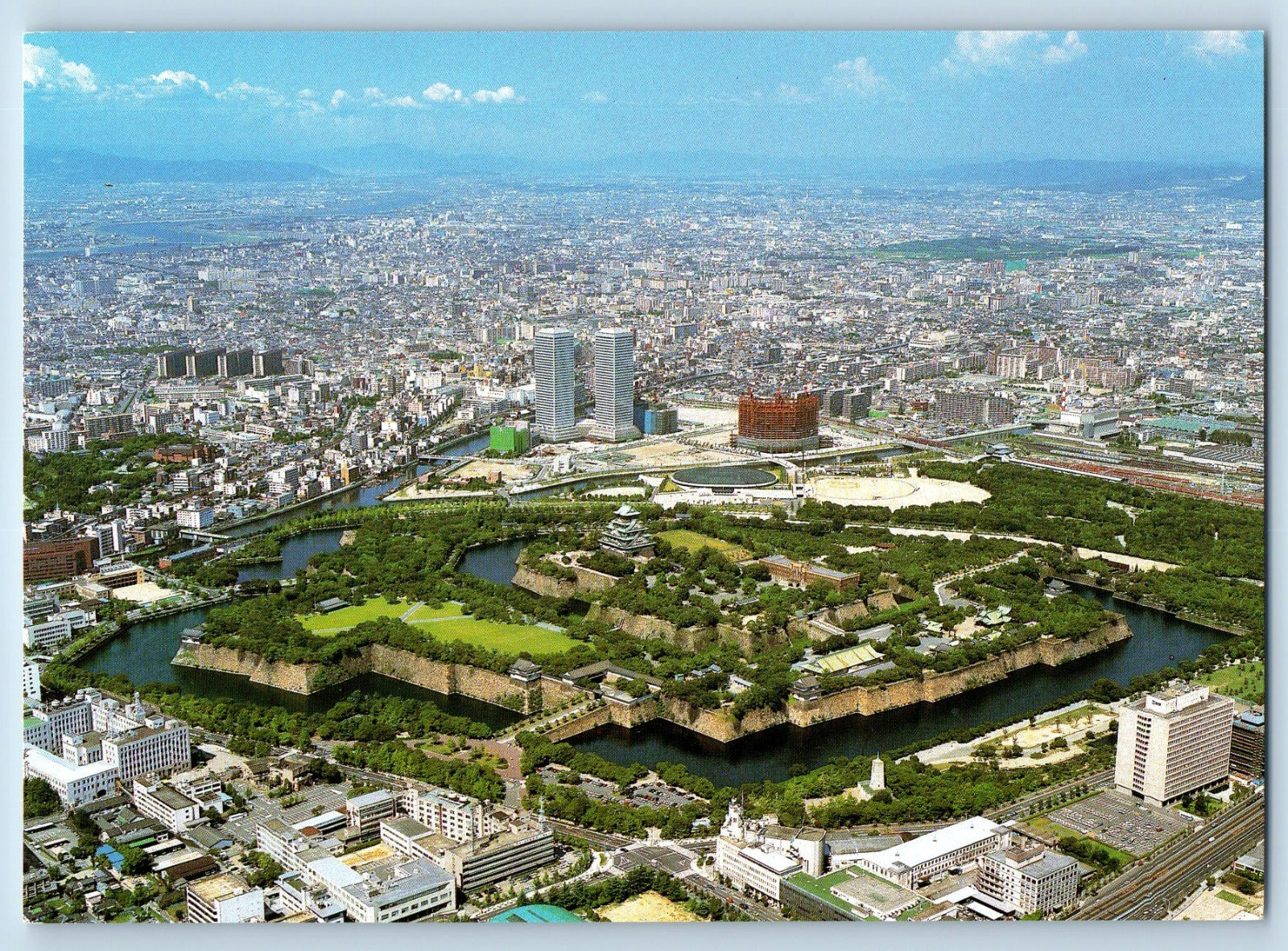 小松浩子写真集「 PORT AREA SAKAI OSAKA 」 Osaka Prefecture Japan Postcard The Whole Aerial View of