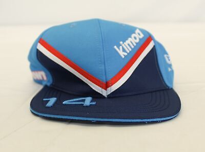 Kimoa Unisex Alpine Racing F1 Team Fernando Alonso Flat Brim Hat CL8 Multi OSFM
