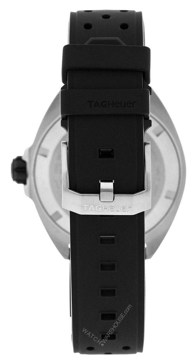 Pre-owned Tag Heuer Formula-1 Black Dial Rubber Band Men's Watch Waz1110.ft8023