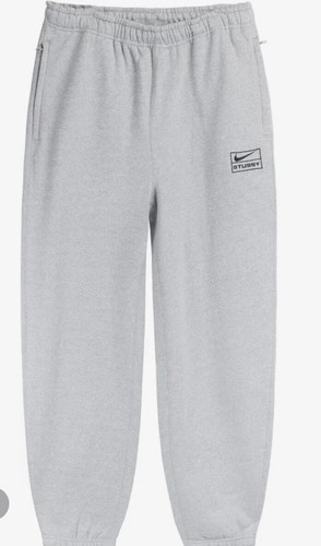 Nike X Stussy Men's NRG International Grey Fleece Sweatpants Size LARGE NEW!