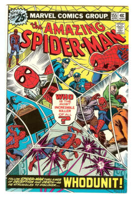 AMAZING SPIDER-MAN #155 7.5 // JOHN ROMITA SR. COVER MARVEL COMICS 1976