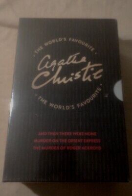 Agatha Christie Collection The World's Favourite 3 Books Box Set Pack NEW 