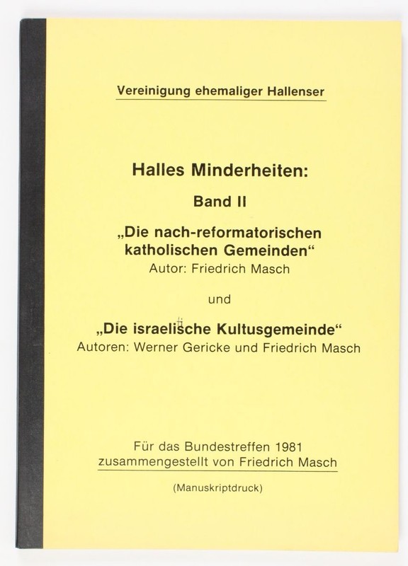 Halles Minderheiten: Band Ii 